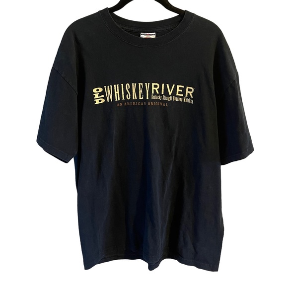 Willie Nelson Whiskey River Tshirt black with graphic size large - Picture 2 of 8